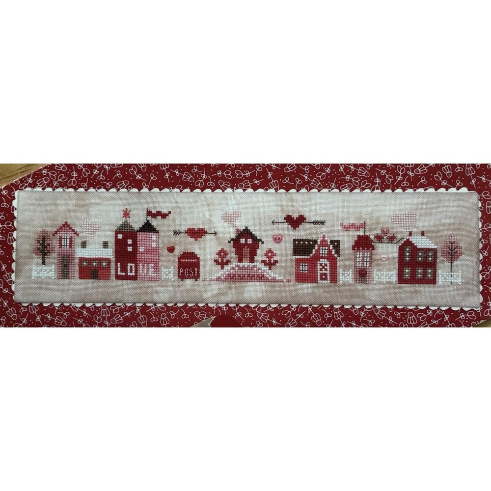 Big Hearted Tiny Town Cross Stitch Chart ONLY By Heart In Hand